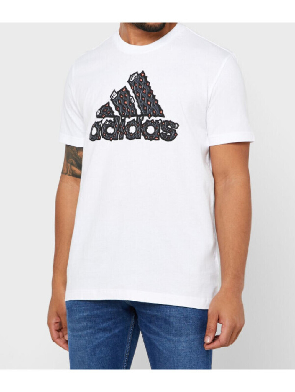 Adidas Mens Logo Bos Football T-Shirt Size S